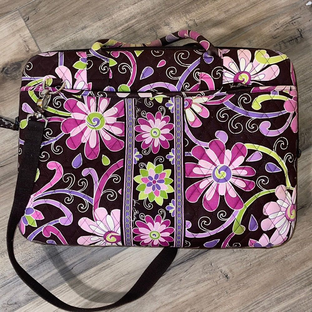 Vera Bradley Laptop case with adjustable strap